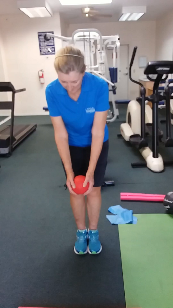 Golfer Fitness Coordination - Step and Toss 